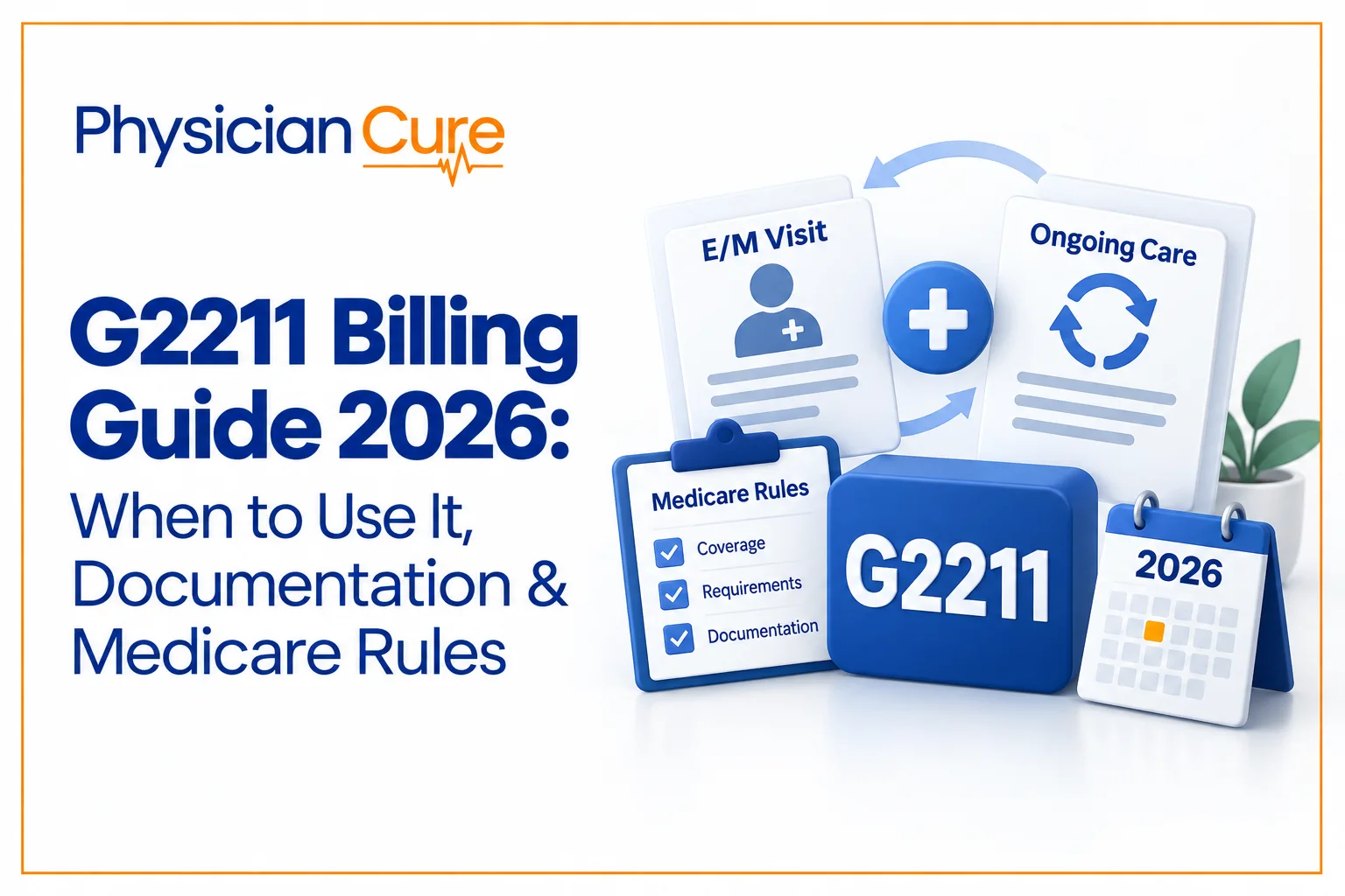 G2211 Medicare billing guide showing qualifying E/M visits